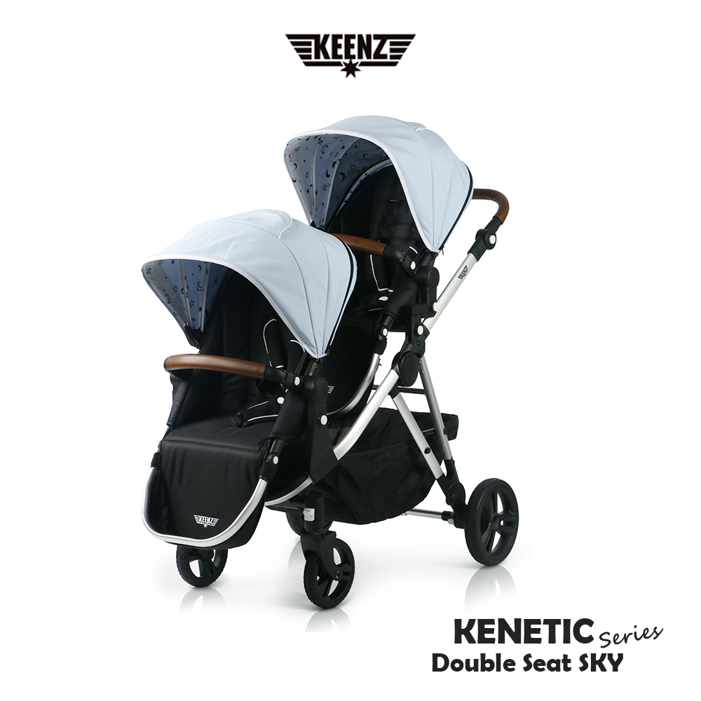 Keenz Kinetic Double Seat รถเข็นเด็ก 2 ที่นั่ง Full Size