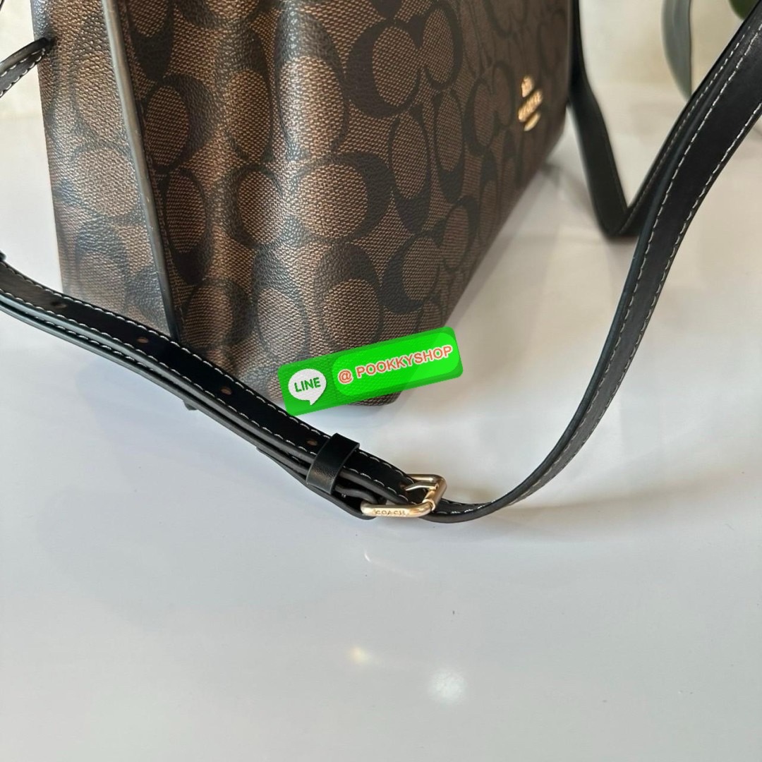 COACH HANNA CARRYALL IN SIGNATURE CANVAS (CH542) 🔖กระเป๋าสะพายไหล่/ถือ รูปทรงสวยหรู ลุคคุณนายมากแม่