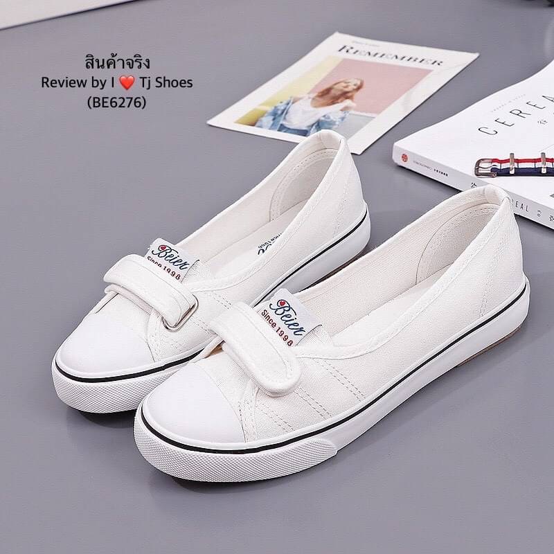 พร้อมส่งรองเท้าผ้าใบเพื่อสุขภาพนำเข้า !!! - รุ่นนี้ใส่นิ่มดีมาก น้ำหนักเบา - พื้นรองเท้ายางมีความอ่อนนุ่มและเหนียว เกาะพื้น ช่วยกันลื่นได้ดี - พื้นบิดงอได้ ช่วยลดแรงกระแทกเวลาเดินได้ดี ทำให้ใส่บายเท้าขึ้น ใส่นิ่มเบาเดินนุ่มสบายสุดๆ - จับแมทกับชุดง่าย ใส่แ