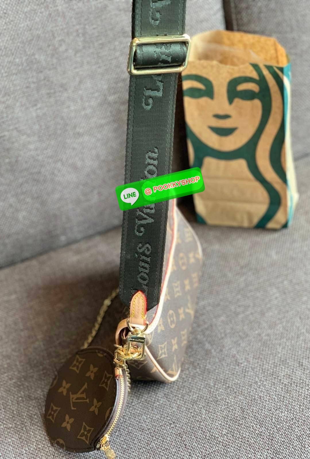 💥LIMITED EDITION LV PREMIUM GIFT LV MULTI POCHETTE ACCESSORIES 💥พร้อมส่งที่ไทย รุ่นหายากมากๆ สุดคุ้ม!! สินค้าพรีเมี่ยมกิ๊ฟ ตปท. ✔️กระเป๋าวัสดุหนังแท้อย่างดี ที่รังสรรค์ออกแบบให้สะพายข้างได้;หรือเปลี่ยนสายเป็นหิ้วหรือคล้องไหล่ได้