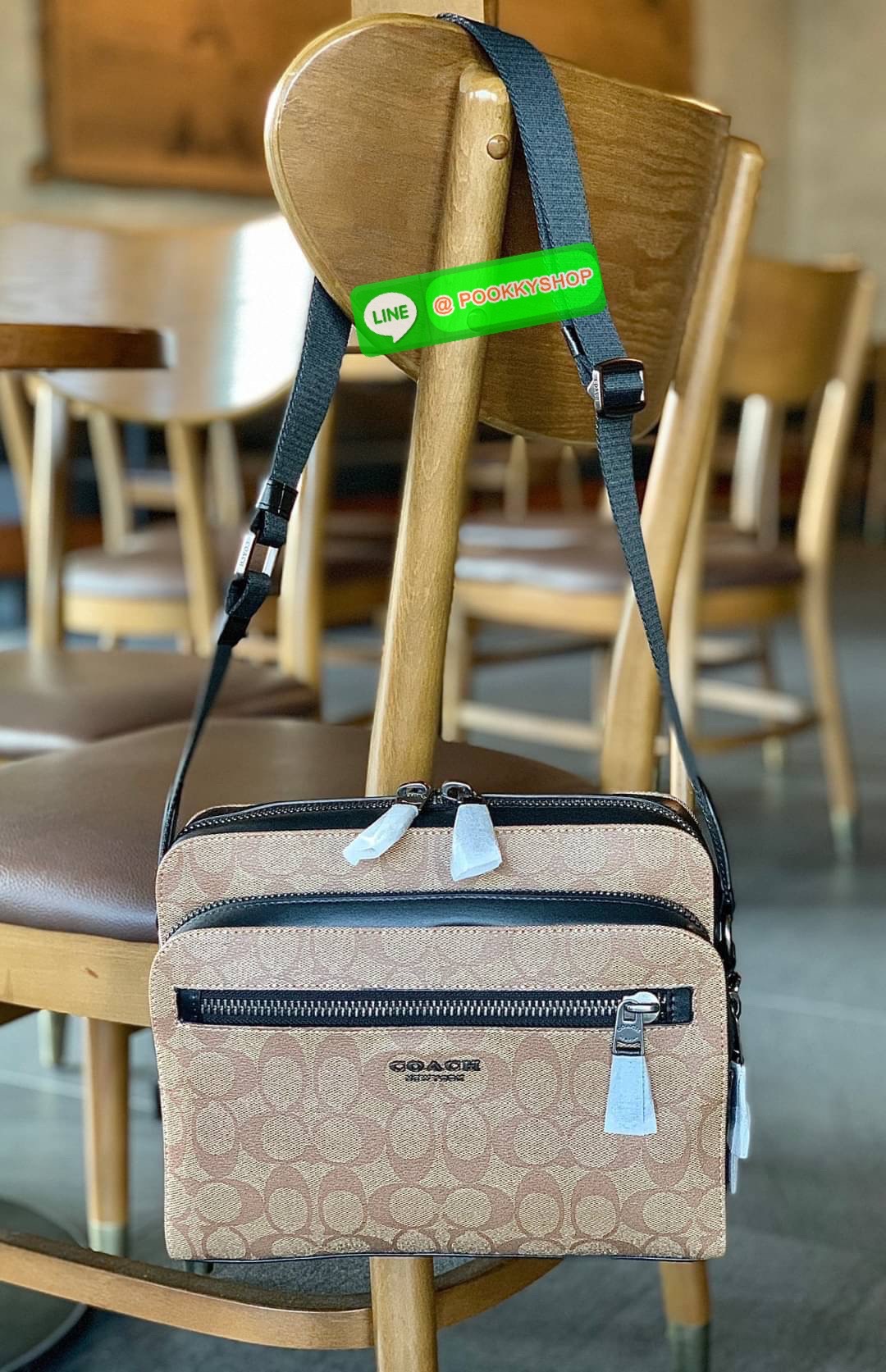 COACH WEST CAMERA BAG IN SIGNATURE ((91485)) ðšāļāļĨāļąāļāļĄāļēāļāļēāļĄāļāļģāđāļĢāļĩāļĒāļāļĢāđāļāļāļāđāļēāļē! āļāļĢāļ°āđāļāđāļēāļŠāļ°āļāļēāļĒāļāļđāđāļāļēāļĒ((āļāļđāđāļŦāļāļīāļāļāđāđāļāđāļŠāļ§āļĒāļāļĩāđāļāļĩāļĒāļ§āļāđāļ°ð)) āļŦāļāļąāļāđāļāđ āđāļĨāļ°āļŦāļāļąāļCanvasāļŠāļ§āļĒāļāđāļ° āļĄāļĩāļāđāļāļāļāļīāļāļŦāļāđāļē//āļāđāļāļāļāļīāļāļāļĨāļēāļāļāļ§āđāļēāļ//āļāđāļāļāļŦāļĨāļąāļāđāļāļāļāļīāļāļāļđāđ āđāļŠāđāļŠāļąāļĄāļ āļēāļĢāļ°āđāļāļāļĢāļ°āļāļģāļ§āļąāļāđāļāđāđāļĒāļāļ°;āļāļĢāđāļāļĄāļāđāļāļāđāļĨ