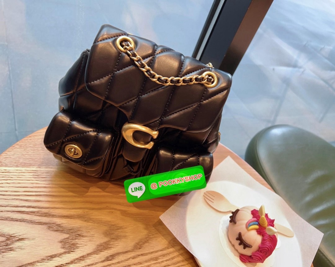 NEW ARRIVAL! สวยเกินห้ามใจ หนังนิ่มฟูสุดๆไปเลยค่า COACH TABBY QUILING BACKPACK ((CU076)) 💌พร้อมส่ง! ใหม่ก่อนใคร กับกระเป๋าทรงที่ฮิตเกินต้าน หนังแท้อย่างดี หนังนิ่ม ฟู ลื่นเงาแววสวยมากๆ ตัดกับอะไหล่ทองแย่างลงตัว