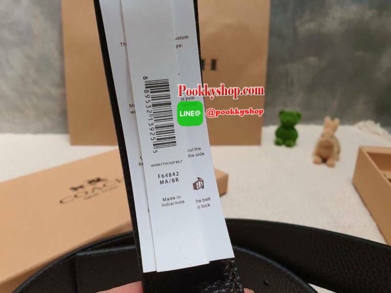 set เข็มขัด coach 2หัวเปลี่ยน สายหนังใส่แบบเจาะรูเข็มขัด สามารถเจาะเพิ่มได้ ด้านหลังสายปั๊มแบรนด์ รุ่นนี้มาพร้อมป้ายแท็กแบรนด์ หัวเข็มขัดใส่ได้ง่าย ถอดได้ไม่ยาก ซื้อเป็นของขวัญของฝาก ก้อหรูเริศไม่เบาค่า