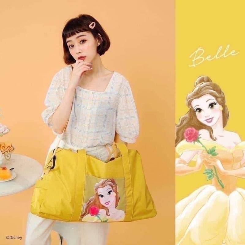 ฮ 'Disney Princess Bag Belle - กระเป๋าสะพาย กระเป๋าเดินทาง กระเป๋าใส่เสื้อผ้า กระเป๋าออกกำลังกาย ลายเจ้าหญิงเบล