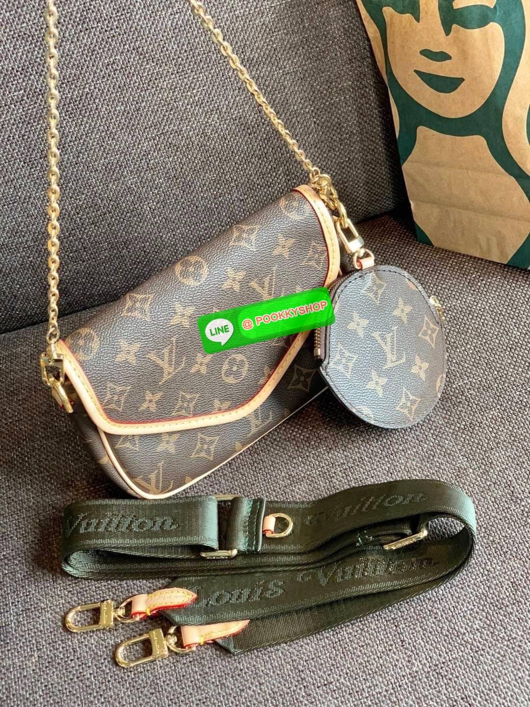 💥LIMITED EDITION LV PREMIUM GIFT LV MULTI POCHETTE ACCESSORIES 💥พร้อมส่งที่ไทย รุ่นหายากมากๆ สุดคุ้ม!! สินค้าพรีเมี่ยมกิ๊ฟ ตปท. ✔️กระเป๋าวัสดุหนังแท้อย่างดี ที่รังสรรค์ออกแบบให้สะพายข้างได้;หรือเปลี่ยนสายเป็นหิ้วหรือคล้องไหล่ได้