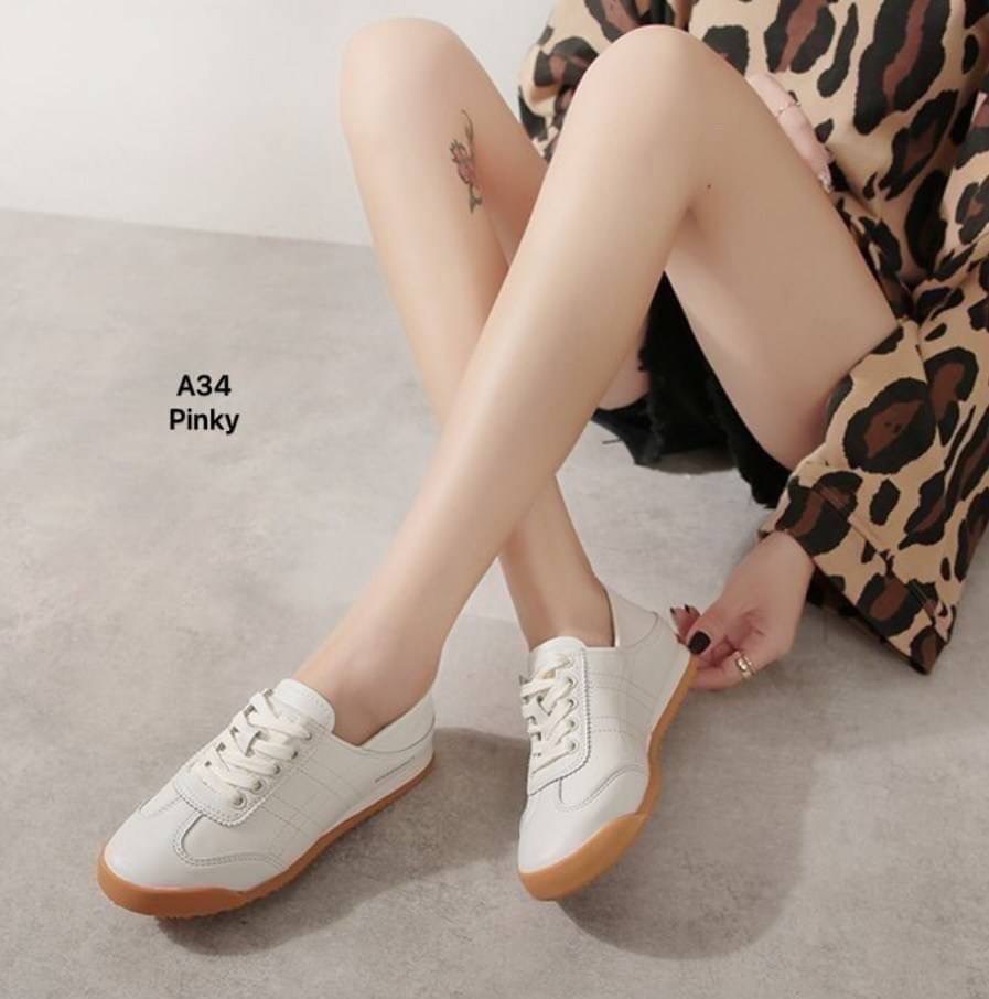 ผ้าใบ A34 งานเก๋ ไม่ซ้ำใคร ใส่สบาย งานนิ่ม สวย ใส่แบบเหยียบส้นได้ สวมง่าย ใส่เที่ยว วิ่ง เล่นกีฬา ได้หมด งานระดับไฮเอน ในราคาจับต้องได้จ้า