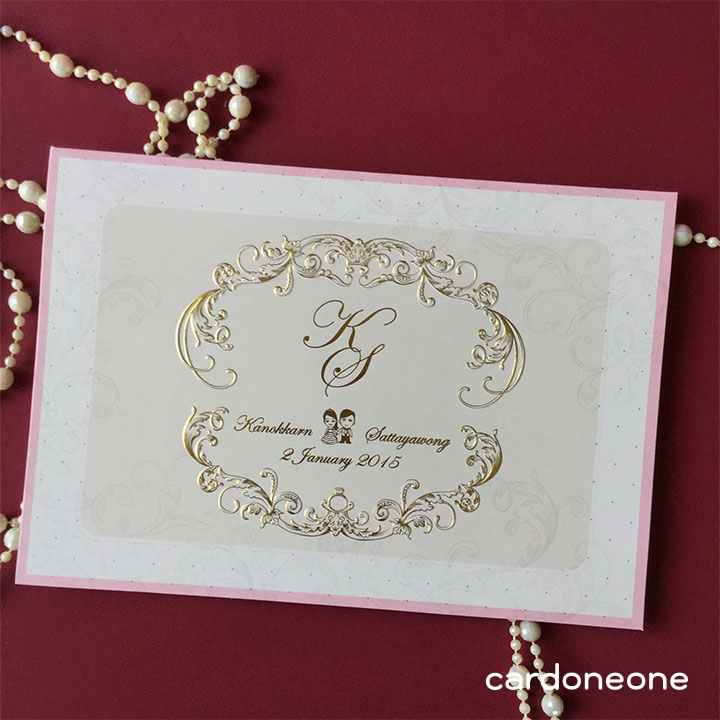 Wedding card Premium หรือการ์ดแต่งงานพรีเมี่ยม วินเทจ