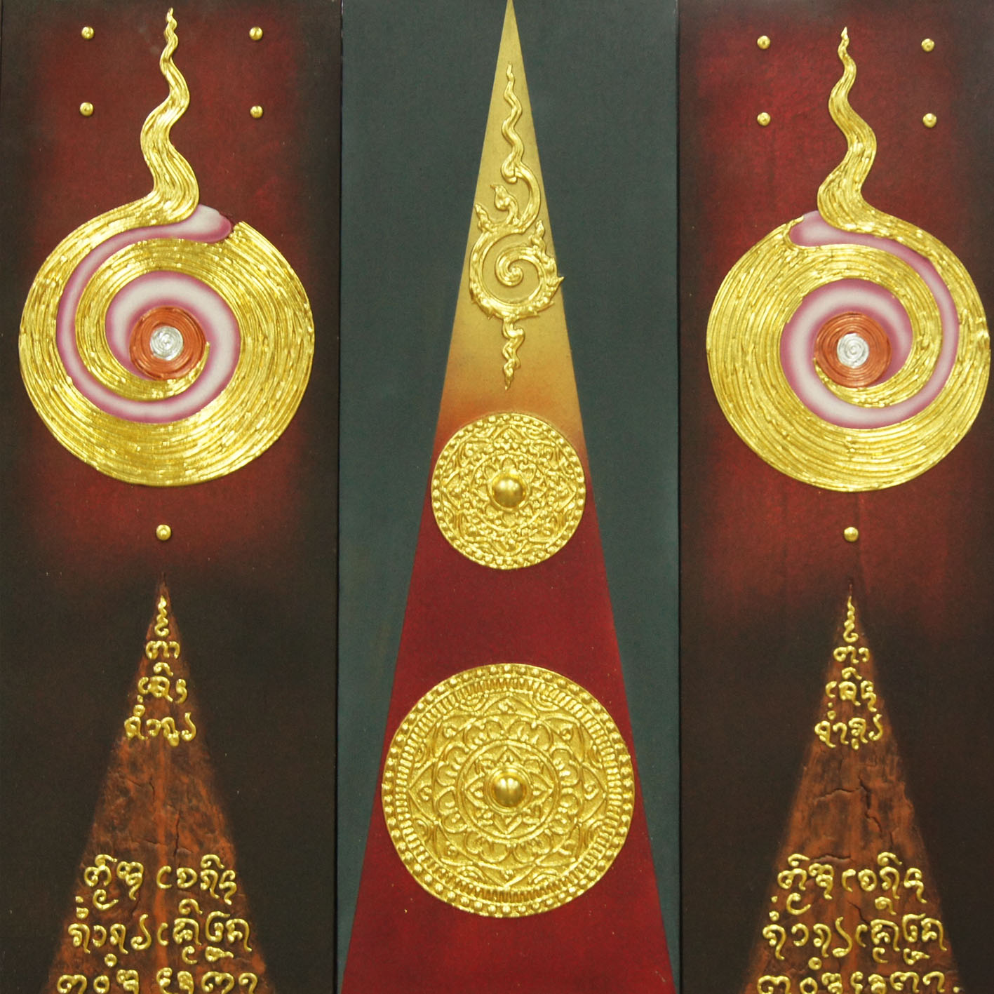 ภาพประดับห้องพระขนาด 1x1เมตร