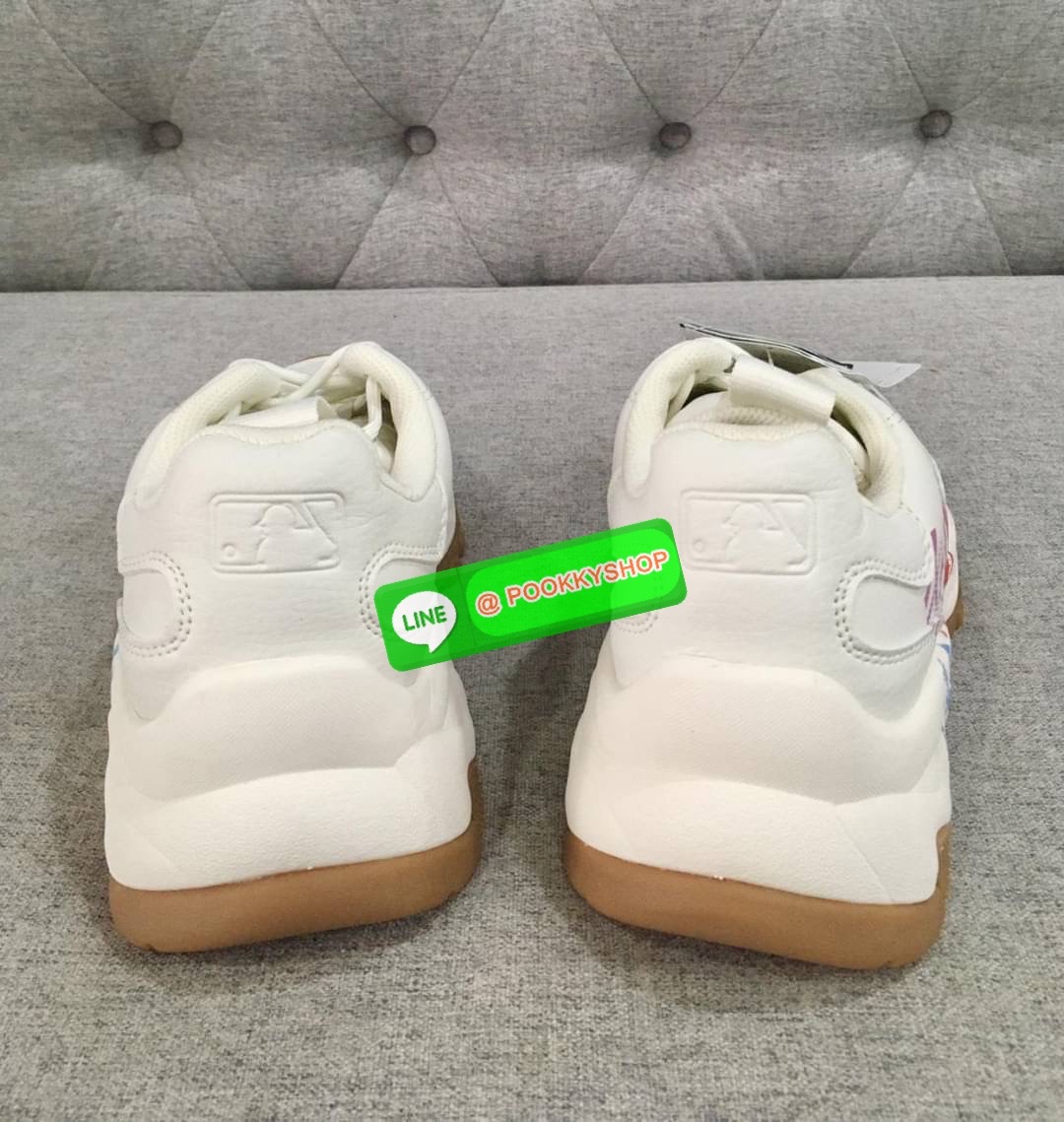 New โลโก้รุ้ง พื้นยาง MLBBIGBALL CHUNKY NEWYORKYANKEES