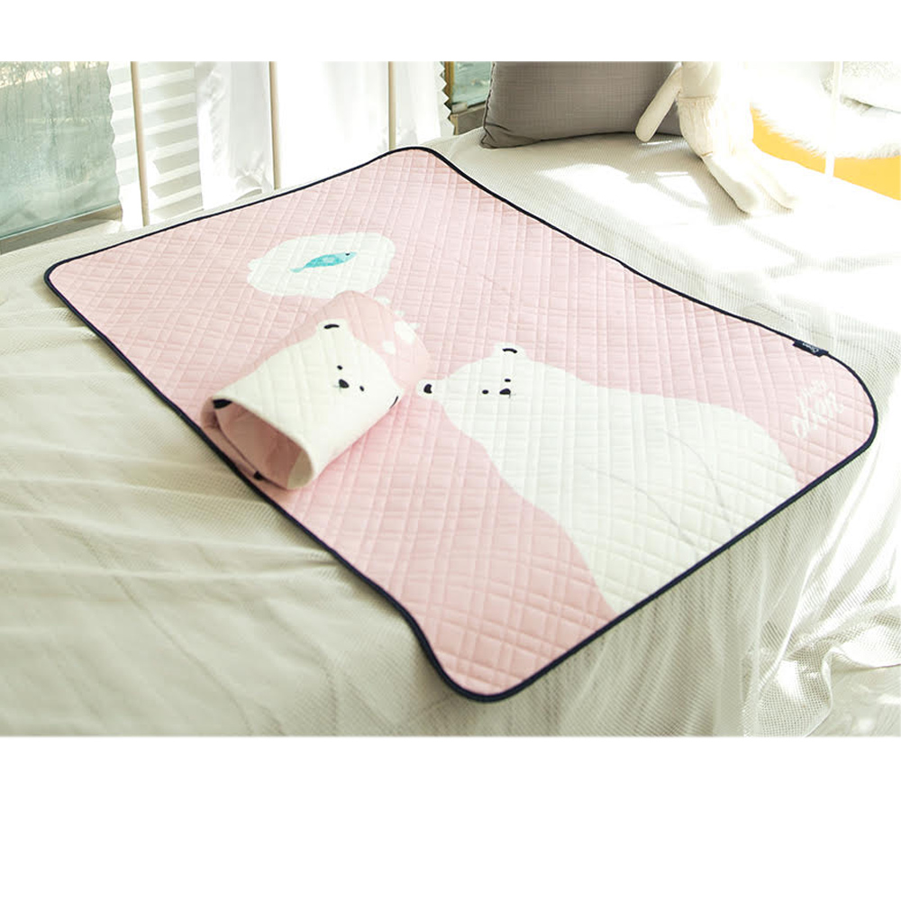 Oben Non-slip waterproof pad ผ้าปูรองที่นอนกันน้ำซิลิโคน สำหรับเด็ก กันน้ำ 100% ไม่ซึมเปื้อน Made in Korea
