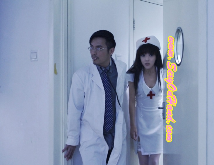 ชุดคอสเพลย์ พยาบาล แสนสวย ชุดเดรส นางพยาบาล สีขาว+หมวกพยาาล +ถุงน่องตาข่ายเขุ้าชุดคะ