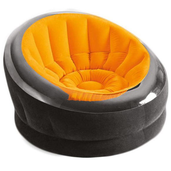 ฮ มีของพร้อมส่งนะคะ Empire Chair Intex เก้าอี้เป่าลมเอ็มไพร์ รุ่น68582 (สีส้ม)