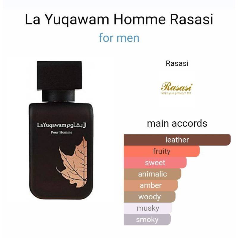 น้ำหอม La Yuqawam Pour Homme by Rasasi 75 ml
