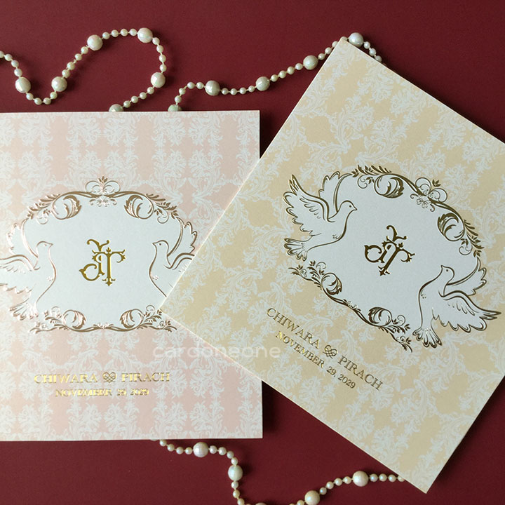 การ์ดแต่งงานพรีเมี่ยม วินเทจ