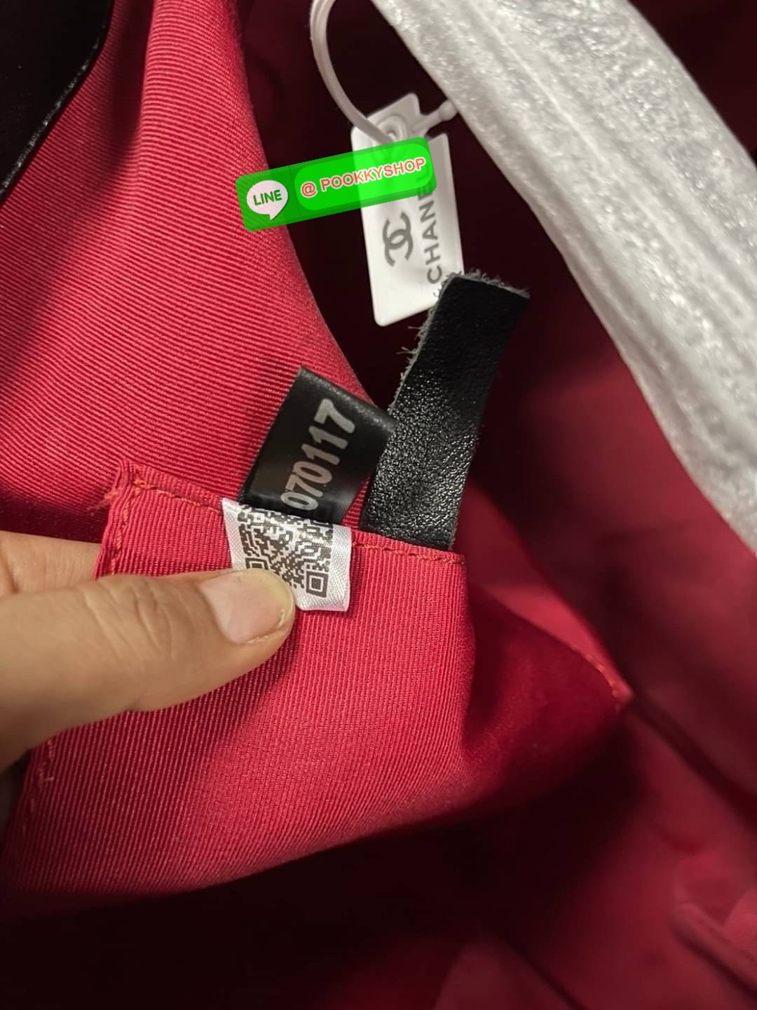 CHANEL Black Lambskin Leather Cambon Handbag Limited Edition White CC Logo RARE