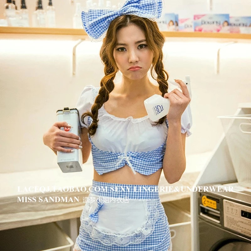 ชุดเมทสาว แสนสวย คอสเพลย์ ชุดสาวใช้ สุดเซ็กซี่