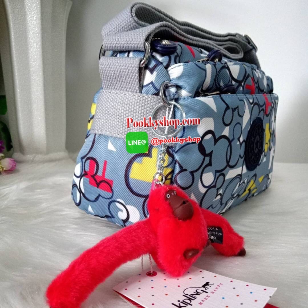 KIPLING Mini Crossbodybag กระเป๋าสะพายข้างขนาดกะทัดรัด ผลิตจากวัสดุ Nylon+ Polyester100% มีช่องใช้งานแยกย่อยมากถึง 4 ช่อง -ด้านหน้ามีช่องซิป 2 ช่อง -ช่องหลักโล่ง กว้าง จุของใช้ได้เยอะ -ด้านหลังมีช่องซิปอีก 1 ช่อง มาพร้อมพวงกุญเเจลิง สายสะพายยาวสามารถปรับไ