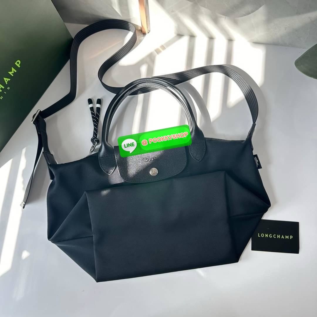 LONGCHAMP LE PLIAGE ENERGY MEDIUM HANDBAG 🔖กระเป๋าสะพายไหล่/ถือ คอลเลคชั่นใหม่สไตล์เรียบหรู ขนาดกลางจุของได้เยอะ