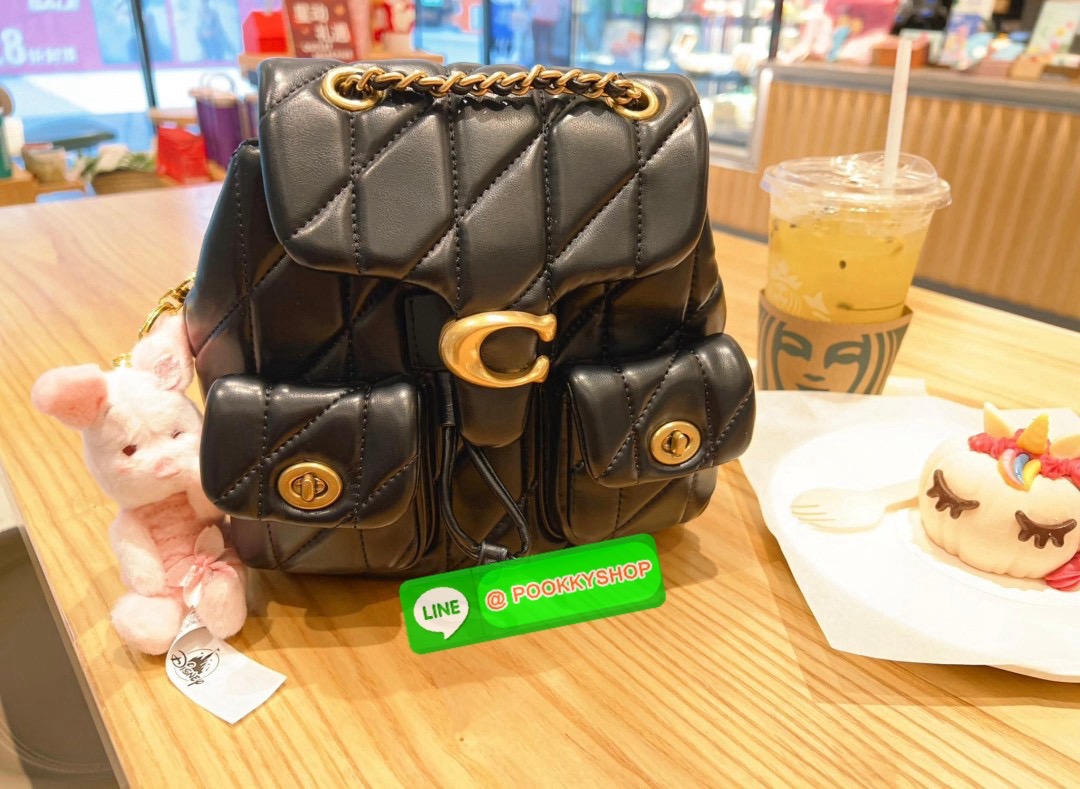 NEW ARRIVAL! สวยเกินห้ามใจ หนังนิ่มฟูสุดๆไปเลยค่า COACH TABBY QUILING BACKPACK ((CU076)) 💌พร้อมส่ง! ใหม่ก่อนใคร กับกระเป๋าทรงที่ฮิตเกินต้าน หนังแท้อย่างดี หนังนิ่ม ฟู ลื่นเงาแววสวยมากๆ ตัดกับอะไหล่ทองแย่างลงตัว