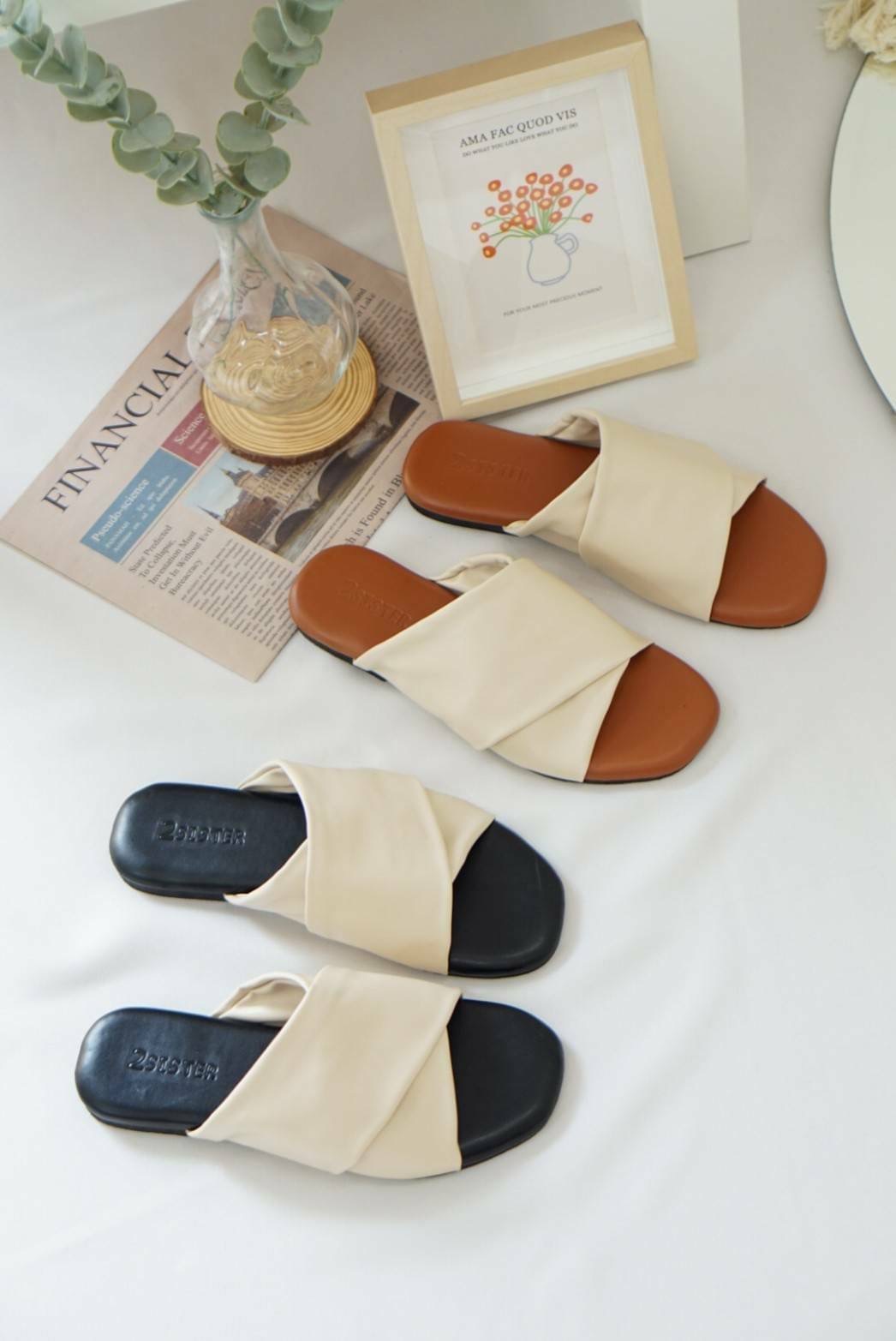 รองเท้าแตะ งานกล่อง คุณภาพดี น้องน่ารัก นุ่ม นิ่ม ที่สุดแล้ว ใส่แล้ว ชิคมาก แมชง่าย ได้ทุกลุคเลยค๊า