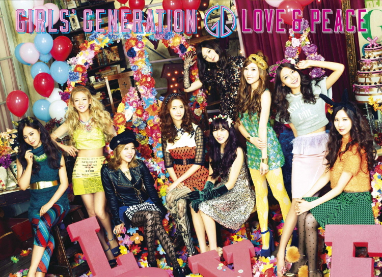 [SNSD] 3rd Japan Album - Repackage "LOVE & PEACE" [CD+DVD] *Limited Edition*
