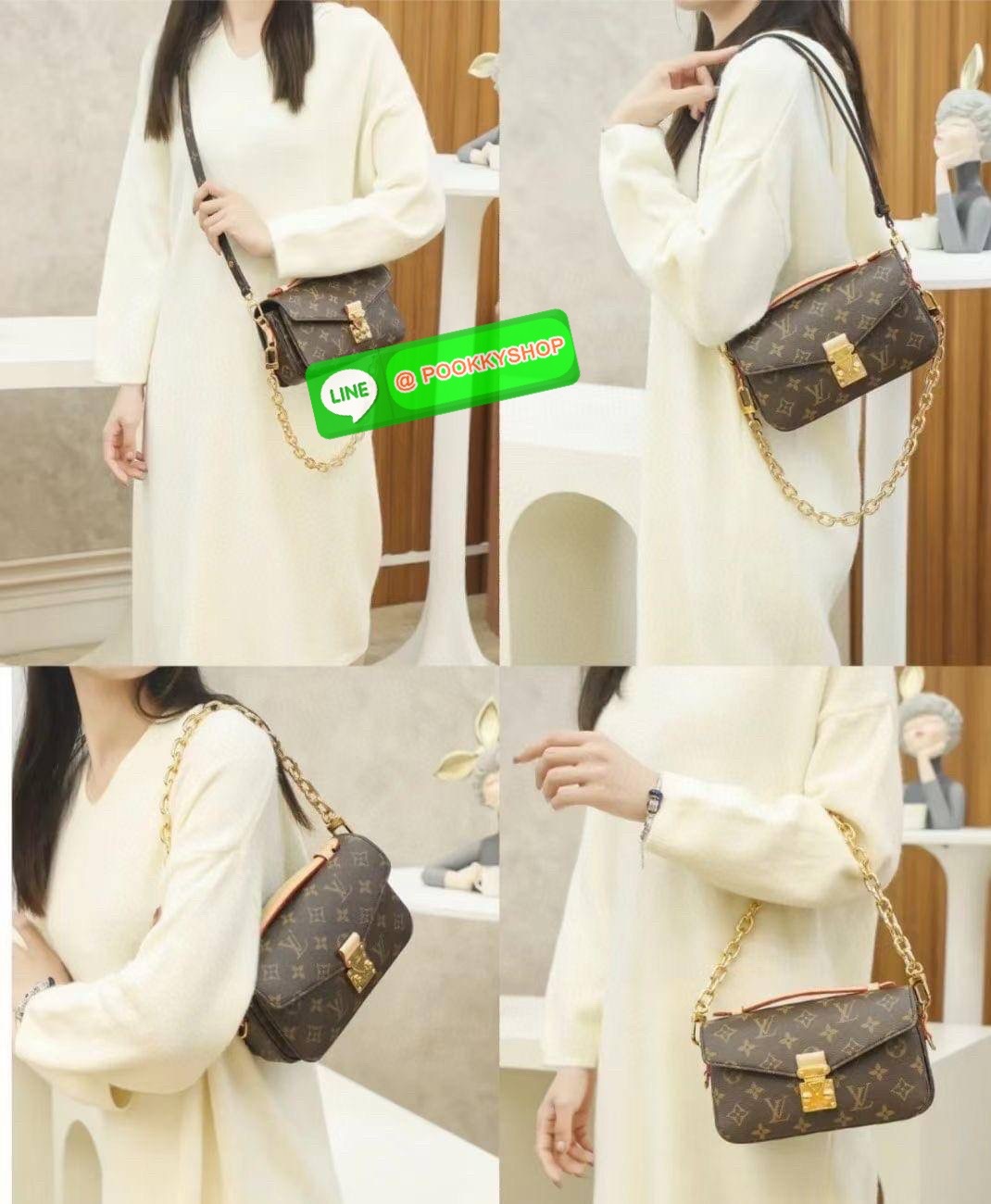 Back in stock มาค่ะใครรออยู่! ❣️ละมุนตาละมุนใจกับน้องเลยค่ะ หนึ่งในรุ่นที่สาวๆต้องมี ห้ามพลาด #ทำใจว้าวุ่นมาก😘 Louis Vuitton Pochette Métis East West 💌พร้อมส่งที่ไทย Luxury ไปกับ LV premium gift duty free ตปท. หนังแท้นิ่มอย่างดี สวย