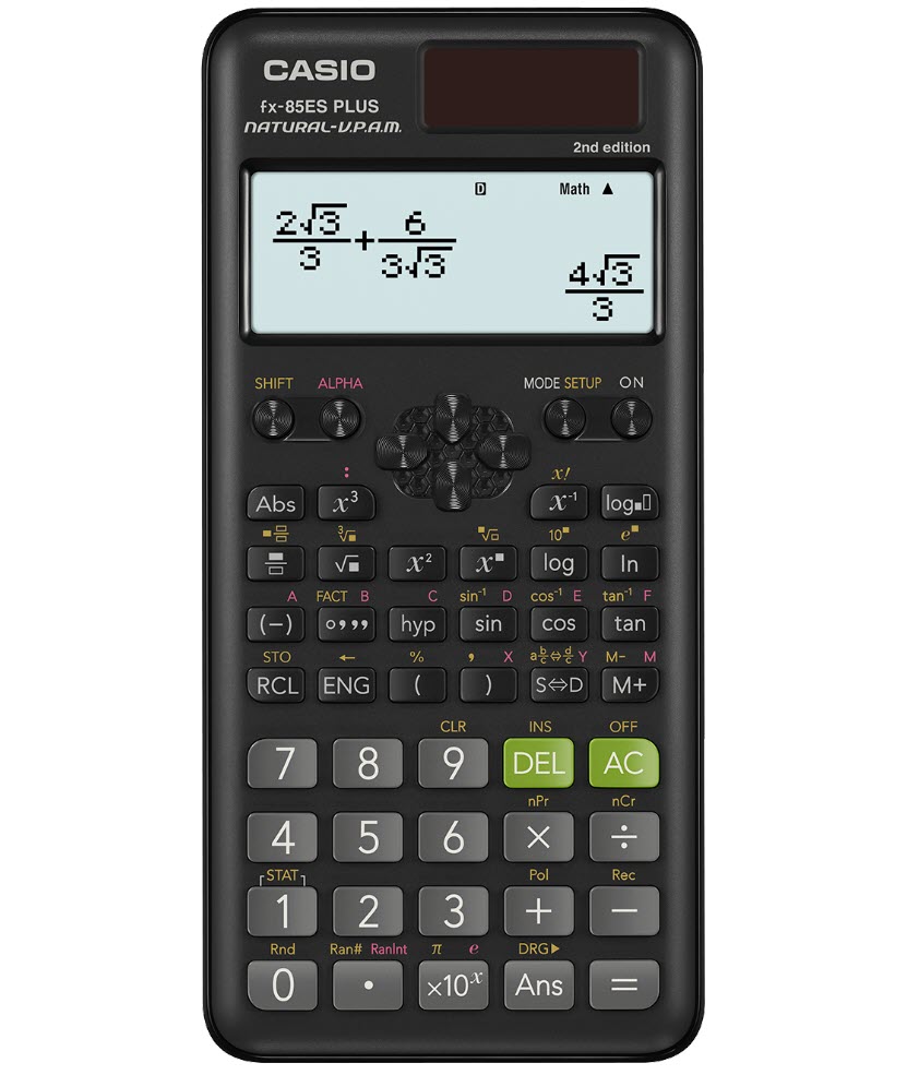 เครื่องคิดเลขวิทยาศาสตร์ Casio # fx-85ES PLUS-2