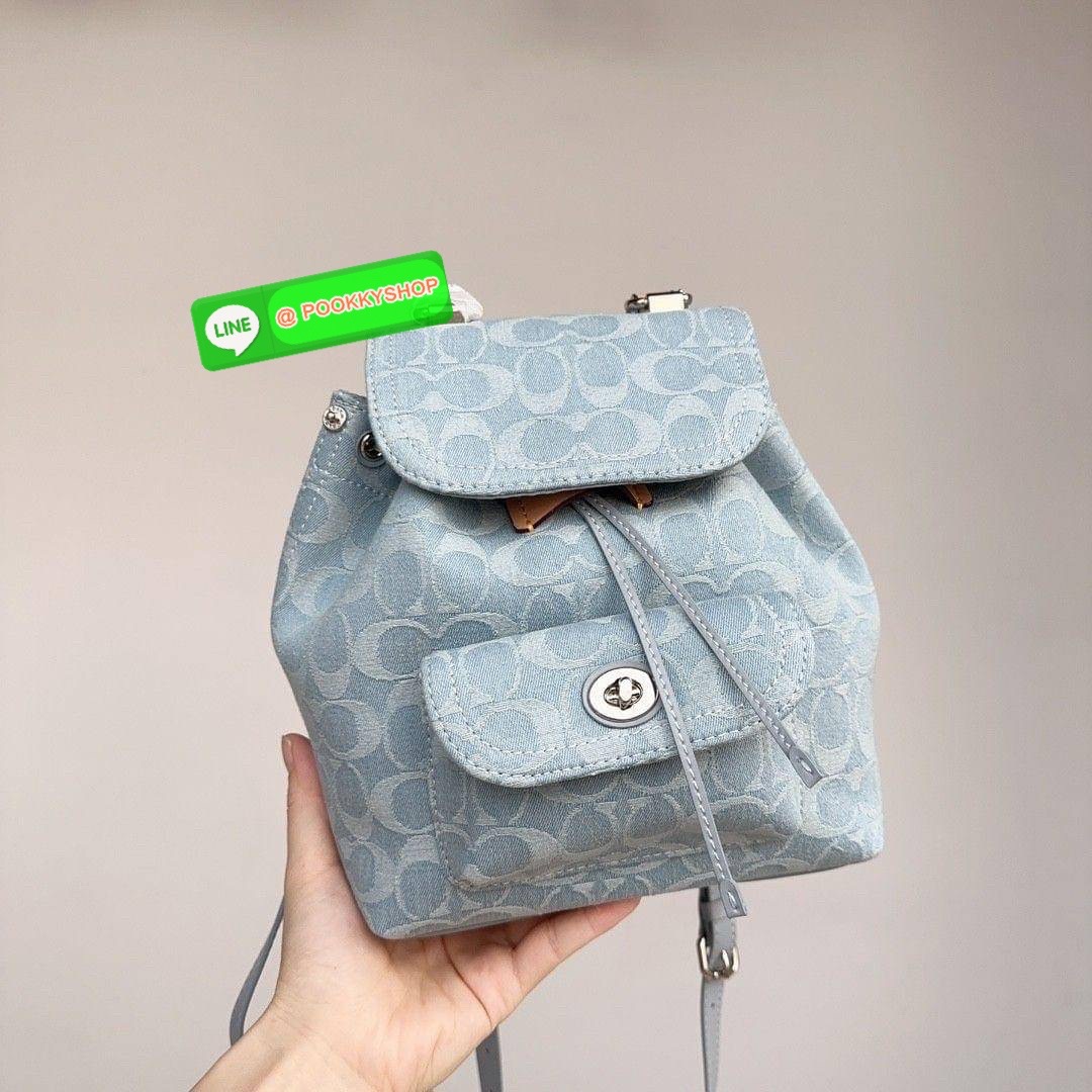 Coach Riya Backpack 21 Women Backpacks Shoulder Bag with Full Set of Coach Package