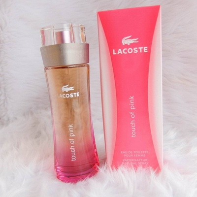 น้ำหอม Lacoste Touch of Pink EDT For Women 90 ML.(มีกล่อง)