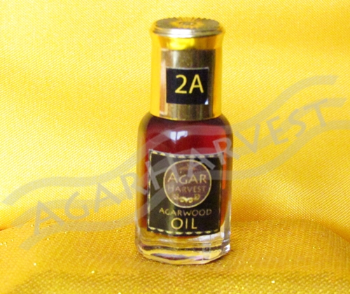 AgarHarvest ไม้หอม อโรมา ไม้หอมมงคล ปรับอากาศ น้ำมันกฤษณา แท้ Agarwood Oil (Medium Grade 2A หอมปานกลาง) 1 ขวด 6 cc.