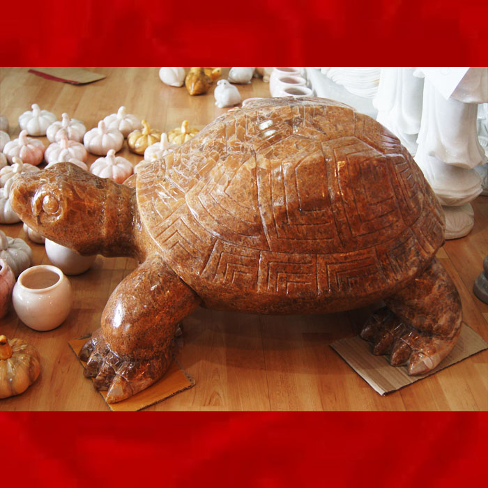 เต่า หินอ่อน ขนาดสูง 30 เซนติเมตร กว้าง 70 เซนติเมตร