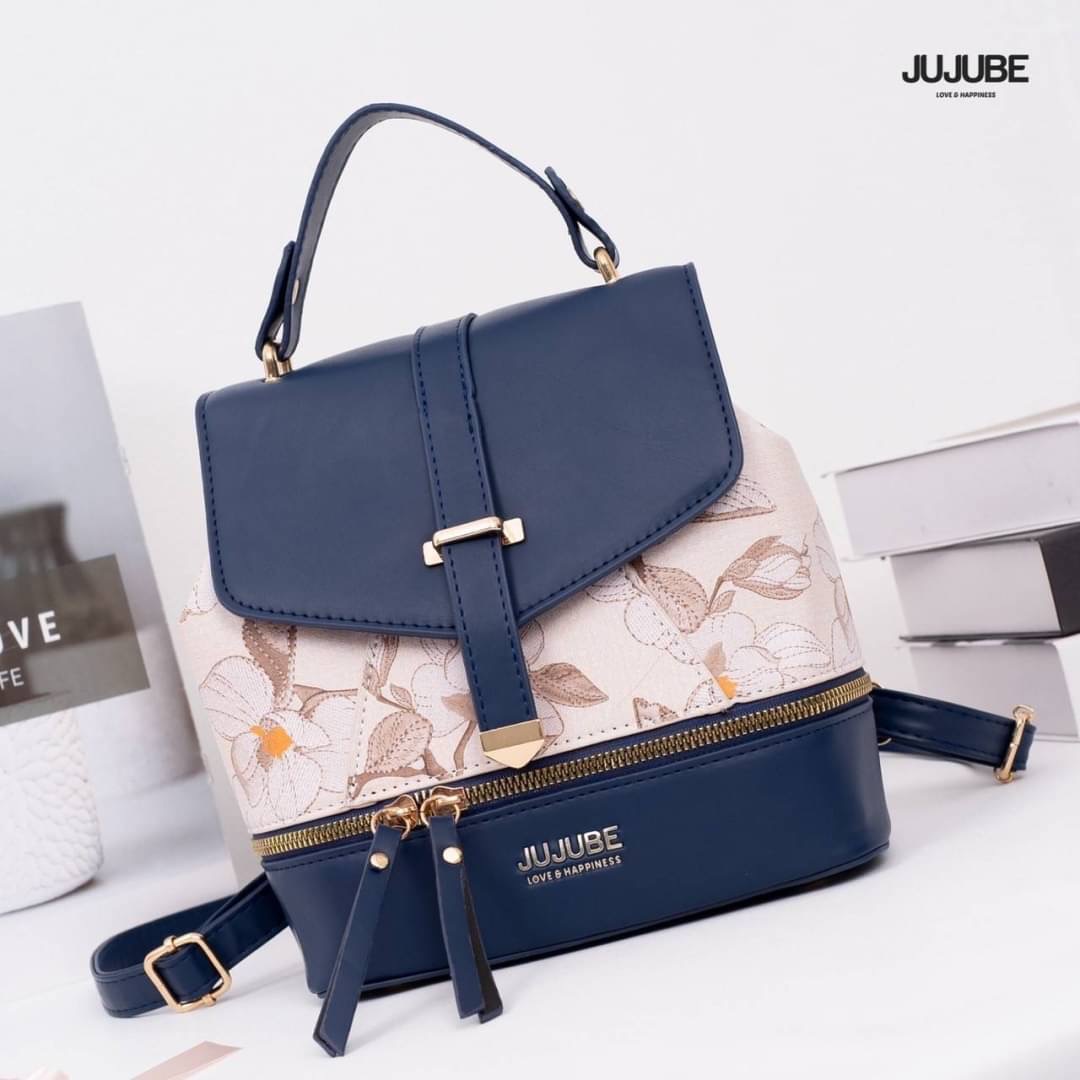 พร้อมส่ง เป้หนัง JUJUBE แบรนด์แท้ รุ่นใหม่ เป้ได้+สะพายข้างได้ ภายในกว้างจุของได้เยอะ