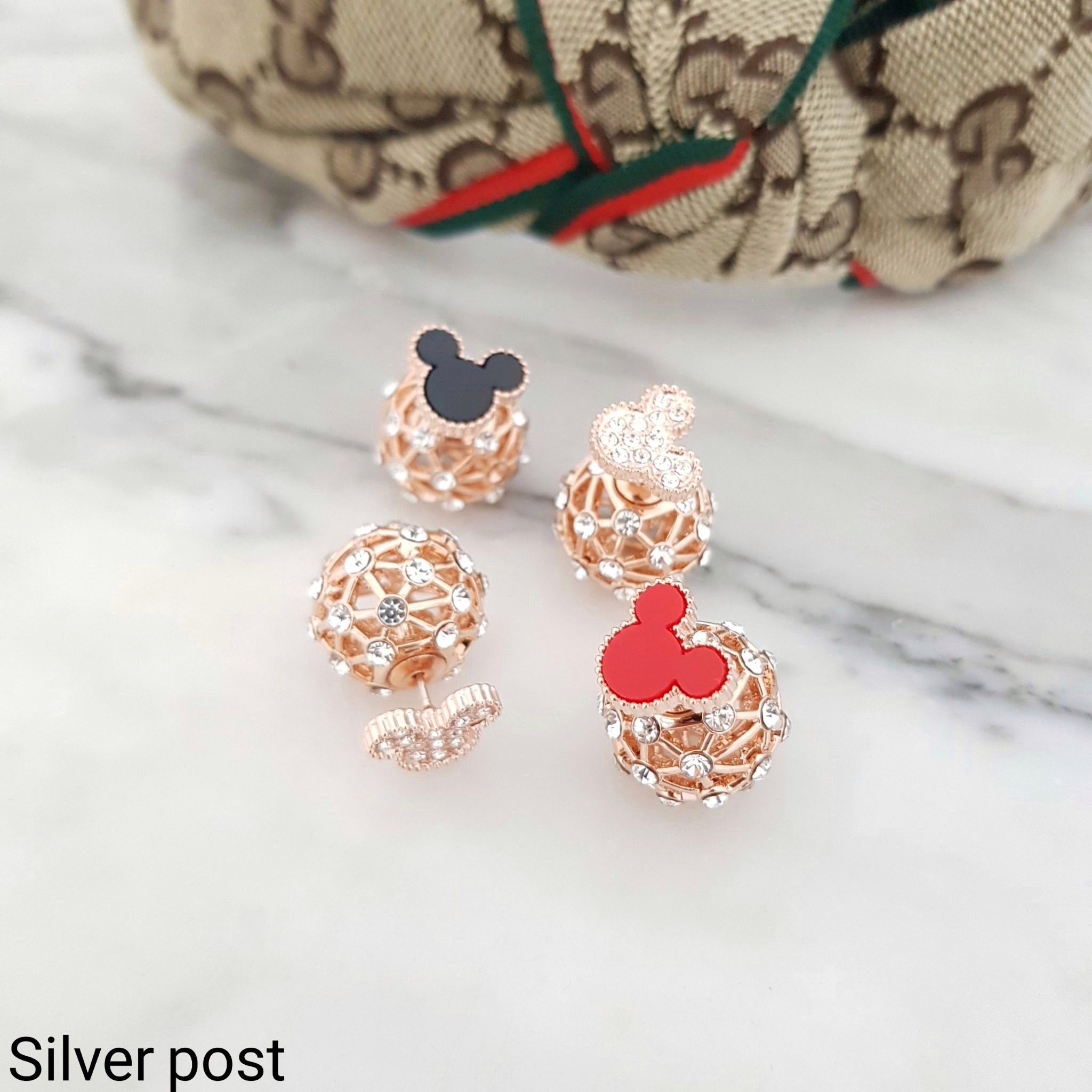 Disney x Mickey Mouse Earring ต่างหูกุชชี่ งานเกาหลี ใส่ชิคๆชิวๆแมทได้กับทุกชุดเลยค่าา