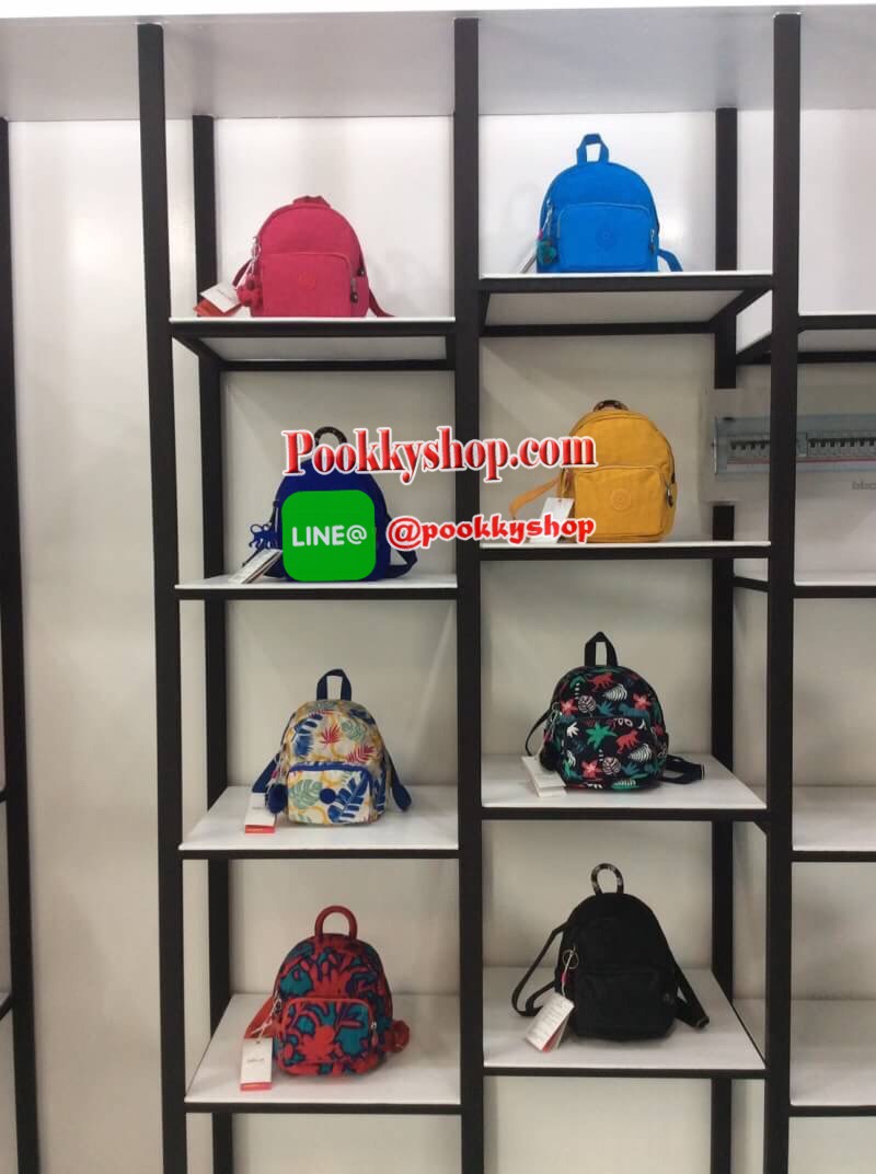 พร้อมส่ง รายละเอียด: New Arrival Kipling Mini nylon Backpack ( K12673 ) >> กระเป๋าเป้มินิรุ่นใหม่ล่าสุด วัสดุไนล่อน กันน้ำ บุด้วยนวมเพิ่มความนุ่ม เปิดปิด ด้วยซิป >>รูปทรงสวย ขนาดกะทัดรัด น้ำหนักเบา สีสันสดใส >>มาพร้อมสายถอดออกได้ สามารถ