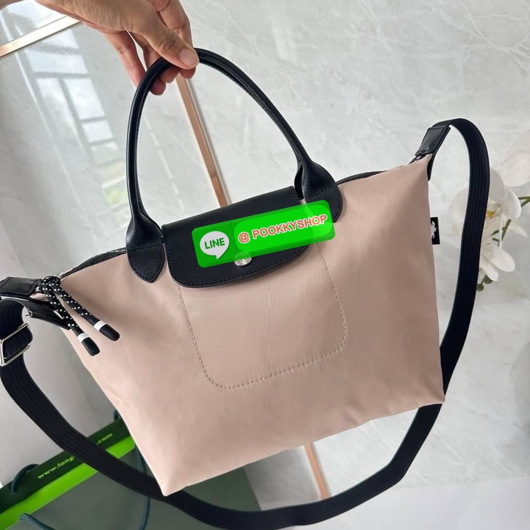 LONGCHAMP LE PLIAGE ENERGY MEDIUM HANDBAG 🔖กระเป๋าสะพายไหล่/ถือ คอลเลคชั่นใหม่สไตล์เรียบหรู ขนาดกลางจุของได้เยอะ
