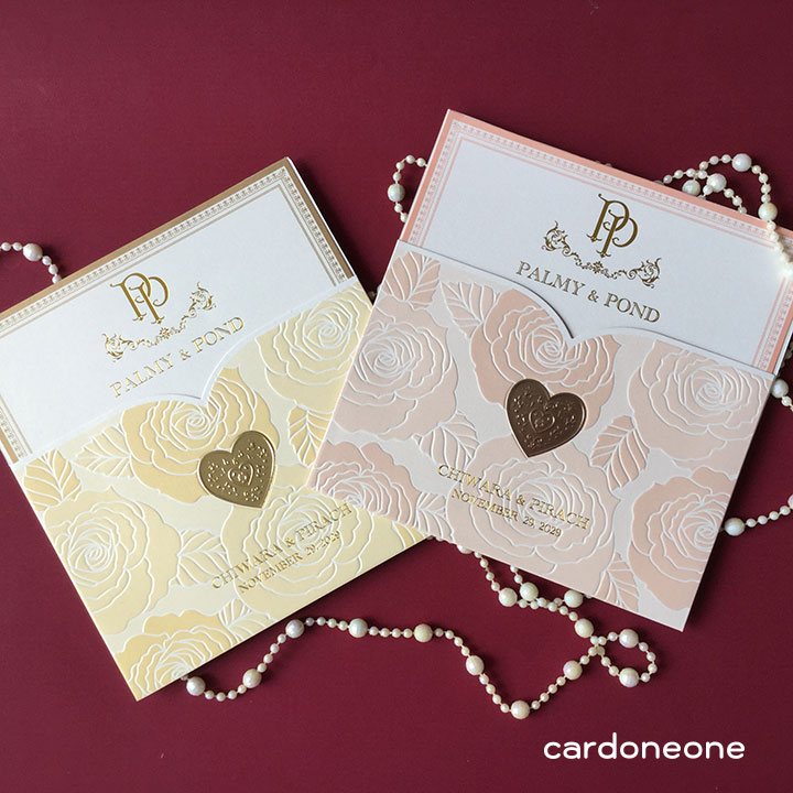 การ์ดแต่งงานพรีเมี่ยม วินเทจ