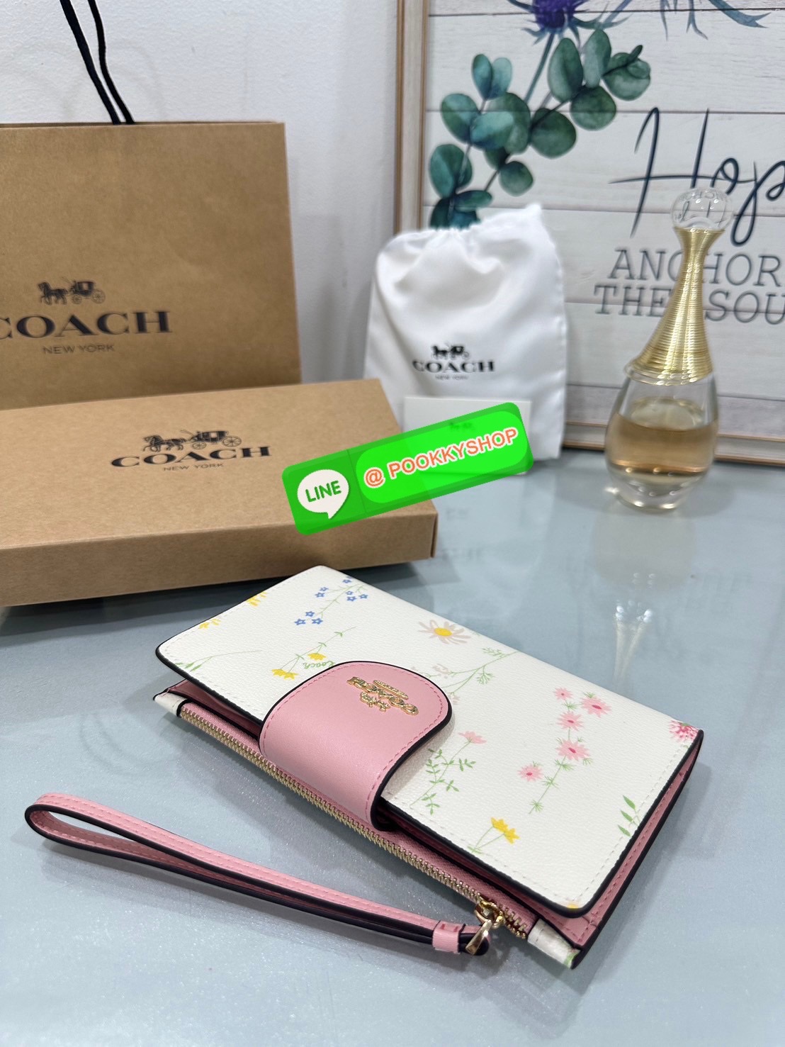 Coach Tech Phone Wallet In Colorblock Signature COLOR: signature canvas/