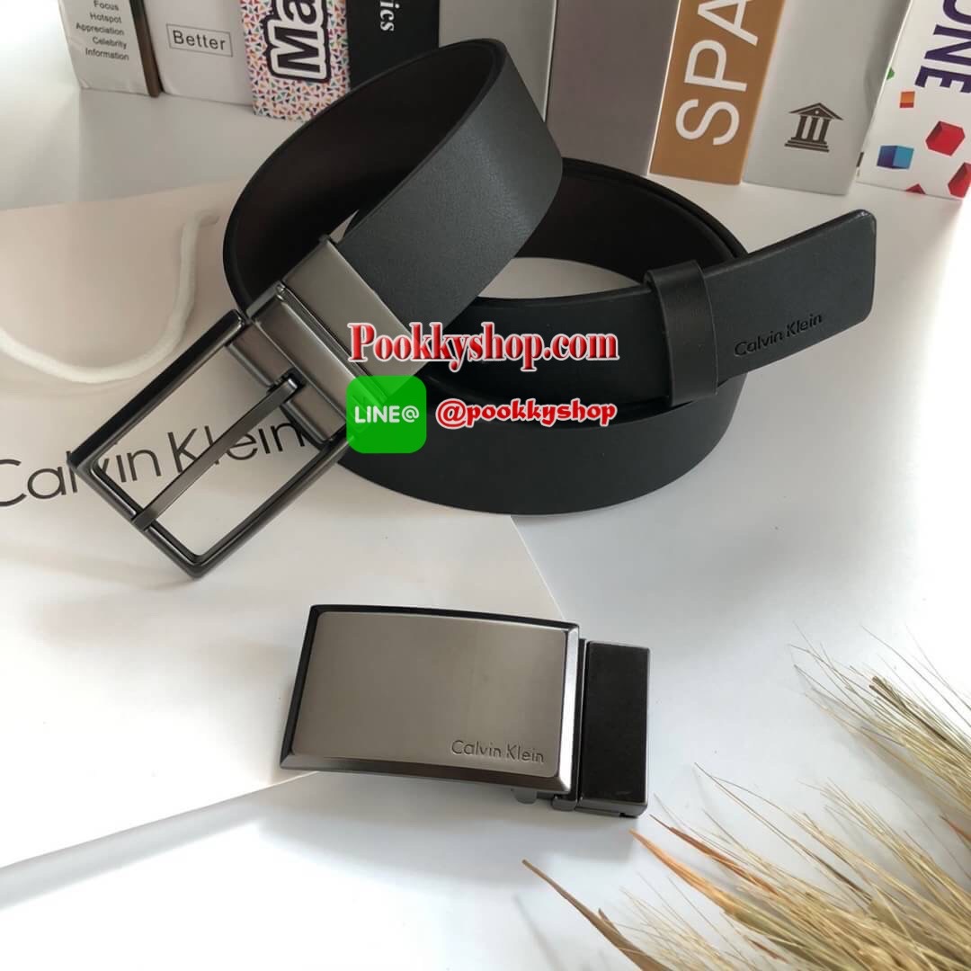 Calvin Klein Belt and Buckle Set เซตสุดคุ้ม!! เข็มขัด + หัวเข็มขัด 2 ชิ้น จะะมอบเป็นของขวัญหรือใช้เองก็แนะนำเลยค่าา