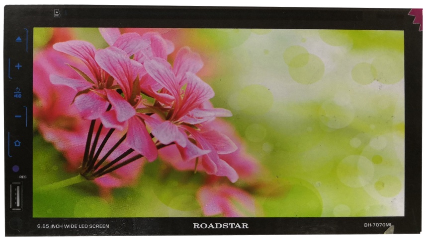 2 DIN วิทยุติดรถยนต์ ยี้ห้อ ROADSTAR มี mirror link เชื่อมต่อกับโทรศัพท์ได้