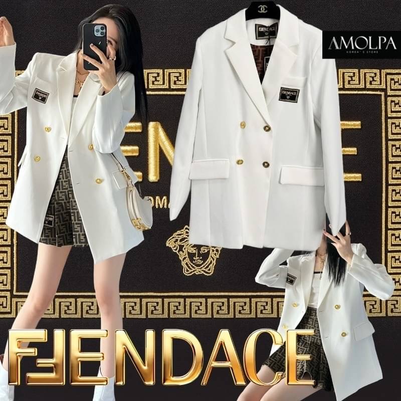 พร้อมส่ง!!! มาต่อที่ สูท BLAZER งาน FENDIxVERSACE BLAZER ผ้านางดีเริ่ดดด ซับในอย่างดี ใส่แล้วต๊าซมาก สวยหรู ไฮโซ อย่าลืมจัด นะคะ งานดีมากกก ผ้าหนักกคุ้มราคาสุดๆ !! !! งานสวยงานดีต้องแบรนด์AMOLPA เท่านั้น !!