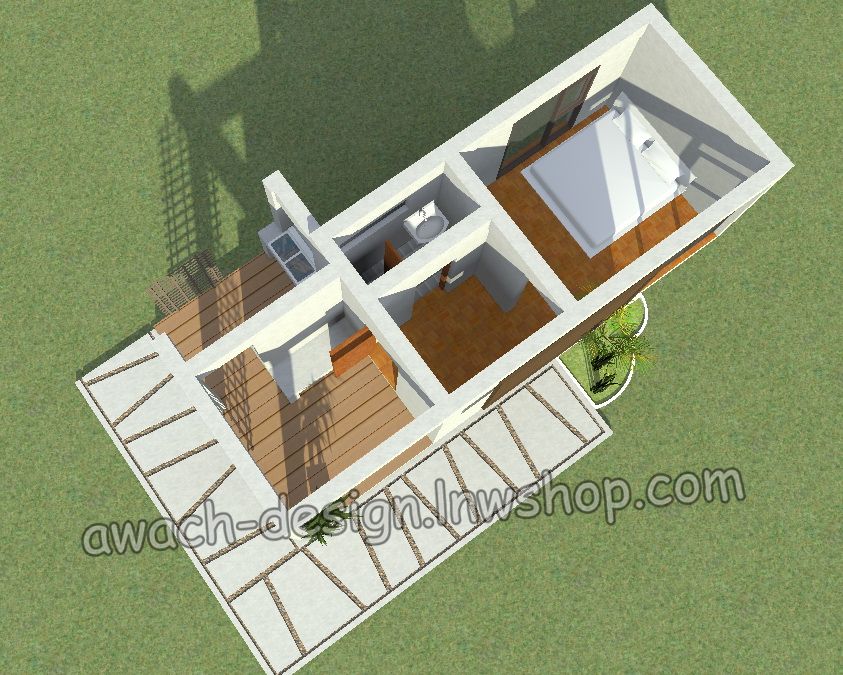 R400 บ้านพักขนาดเล็ก