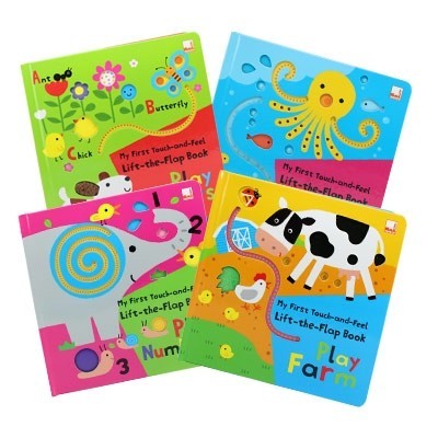 Dickens My First Touch-and-Feel Lift-the-Flap Book หนังสือภาษาอังกฤษบอร์ดบุ้ค แผ่นภาพเปิดปิด