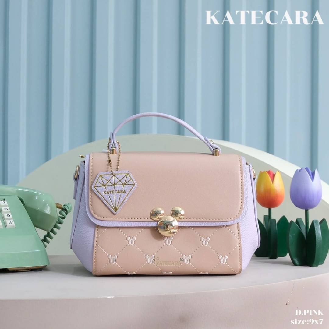 ว๊าวววๆๆ สวยมาก แบรนด์แท้ KATECARA หน้ามิกกี้ สีทรูโทน พาสเทล สวยหวานละมุล มี2 สาย งานสวยมากๆ คะ