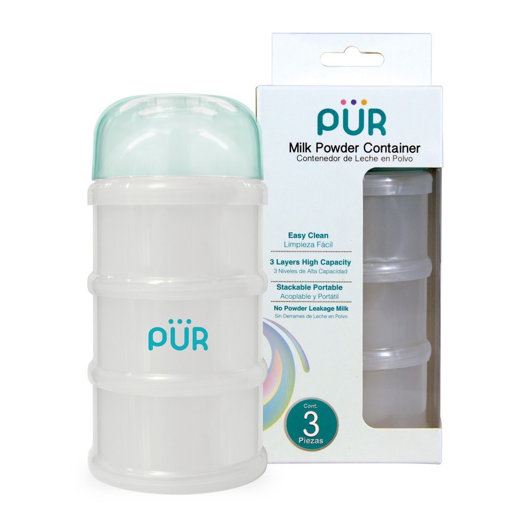 PUR Milk Powder Container กล่องแบ่งนมผง 3 ชั้น