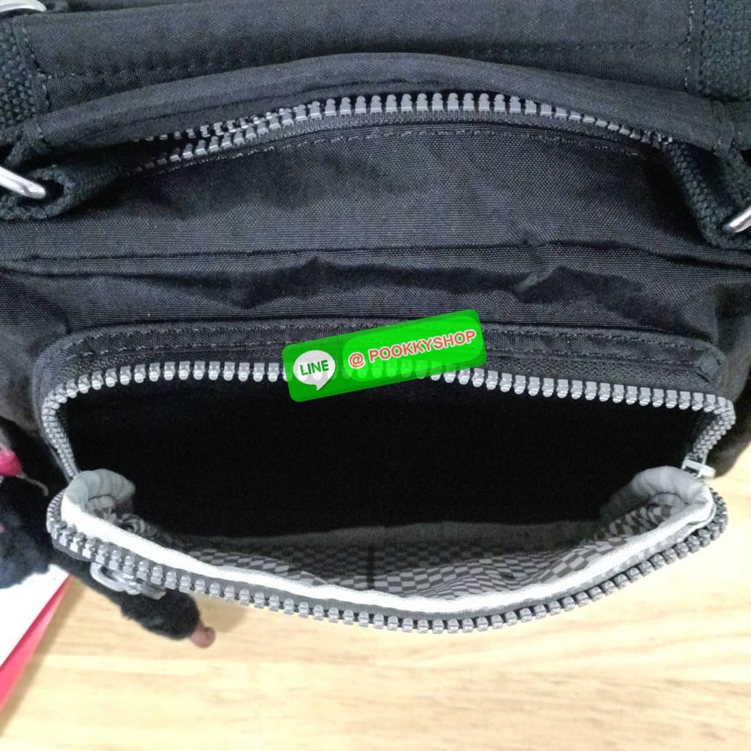 KIPLING Square Handbag & Shoulder bag กระเป๋าถือหรือสะพายข้าง ขนาดกลาง วัสดุ Polyester 100%