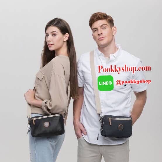 Kipling Yoku Medium Crossbody bag convertible to waistbag กระเป๋าคาดอกและสะพายข้าง คอลเลคชั่นใหม่ล่าสุดจาก Part of the Edgeland Plus วัสดุ100% polyester วัสดุกันน้ำ สีสันสไตล์วินเทจ ดูเป็นเอกลักษณ์ น้ำหนักเบา สะพายแล้วคล่องตัว ภายในกว้าง ใส่กระเป๋าเงินใบย