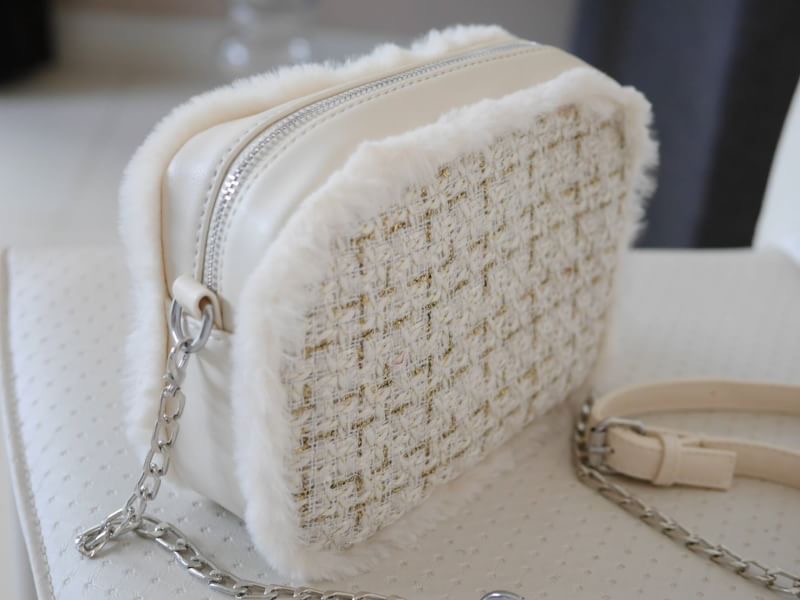 กระเป๋าแฟชั่น นำเข้า BY "BKK.BASIC♡" รุ่น "TWEDDY BOX" กระเป๋าทรง CROSSBODY