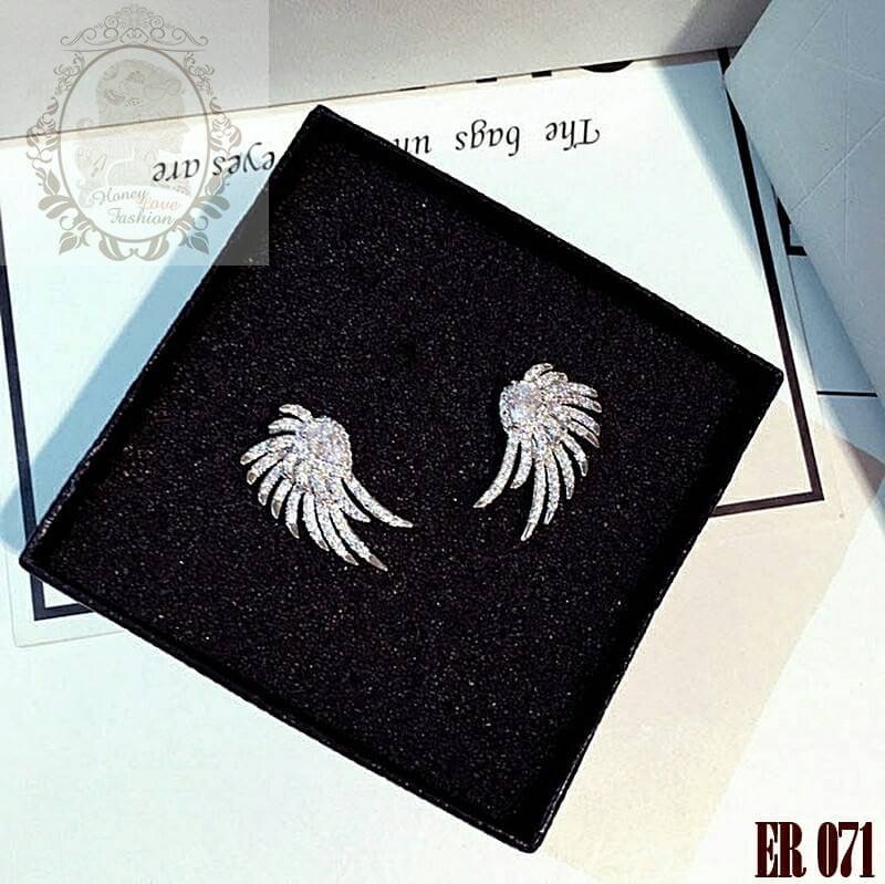 ต่างหูเพชรทรงหน้า/หลัง งานเกรดตัวแพง เพชรน้ำงาม วิ้งเป๊ะทุกเม็ด ฝังCZแท้ เพชร งานดีไซส์คล้ายApmแนวโมเดิน กิ๊บเก๋มาก ทรงสวย ใส่ได้ทั้งเดี่ยวๆหรือจะใส่หน้าหลังก็สวย