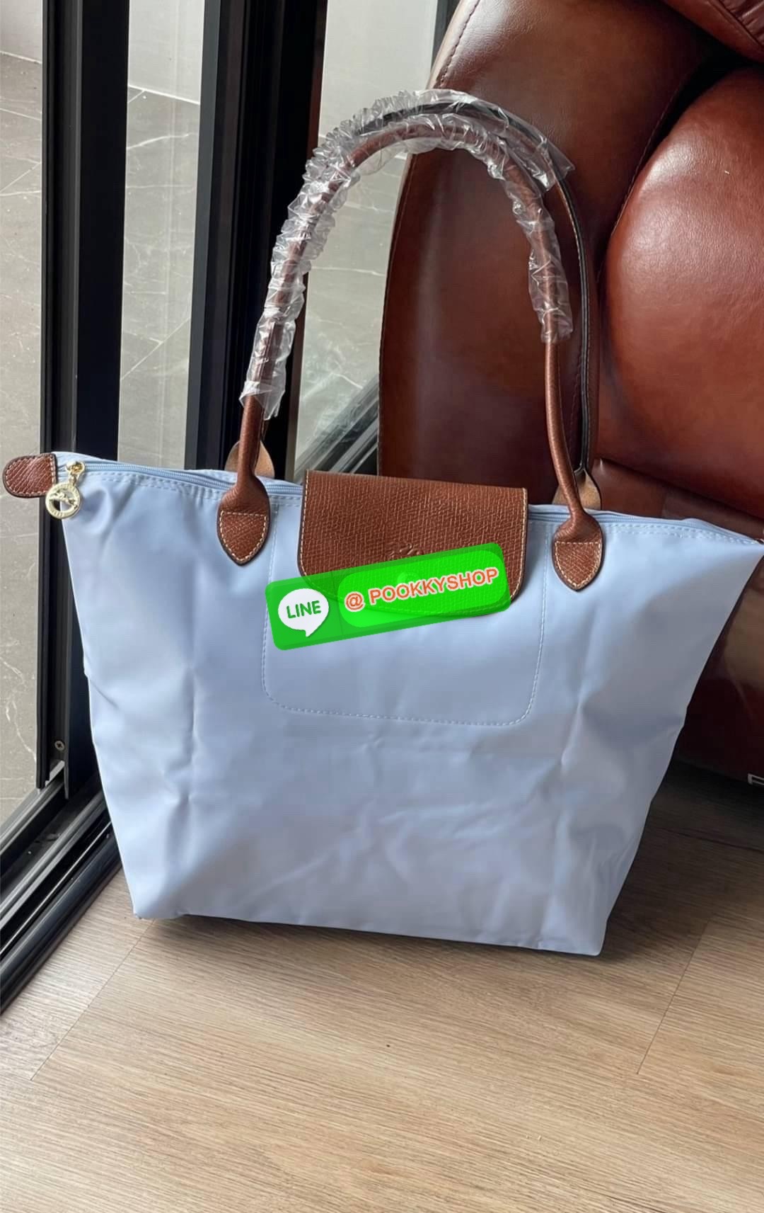 size L หูยาว ฝาน้ำตาล LONGCHAMP LE PLIAGE ORIGINAL SHOULDER BAG L ( หูยาว )กระเป๋าสะพายไหล่ รุ่น Original