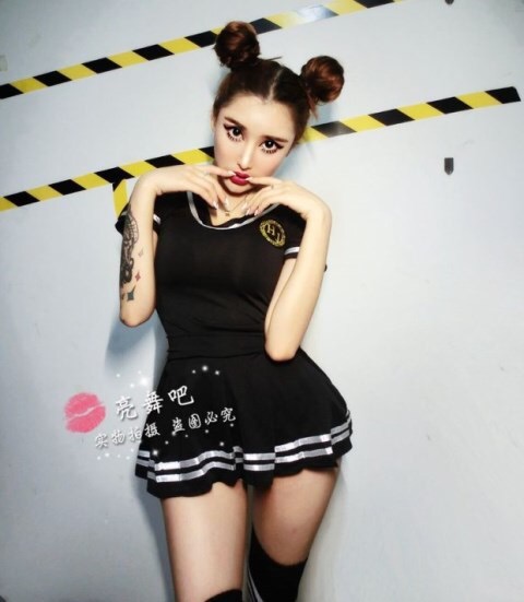 ชุดคอสเพลย์ ชุดพละ นร.ญี่ปุ่น ชุดนักเรียน ญี่ปุ่น (.set ประกอบด้วย: เสื้อ +กระโปรง +ถุงเท้า+G-string ) สำเนา สำเนา